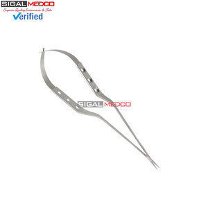 Manual Power Source <b>Neurosurgery</b> Microsurgery <b>Instruments</b> Bayonet Shaped Micro Forceps and Scissors for Precision Surgical - Product Image 6
