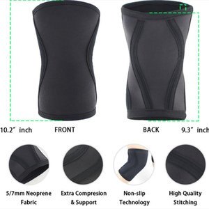 1 Par de Rodilleras Deportivas de Neopreno de 7mm para Levantamiento de Pesas, Crossfit, Entrenamiento, Compresión, Soporte para Rodillas, para Hombres y Mujeres - Product Image 4