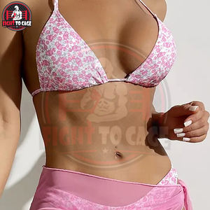 Conjunto de Bikini de Tres Piezas de la Más Alta Calidad, el Más Vendido, para Playa, Verano, Mujer, Nuevo, Moderno, Estampado, para Vacaciones - Product Image 6