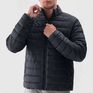 Wholesale Custom Men's Winter Puffer <b>Jackets</b> New Trendy Hooded Quilted Canvas OEM Manufacturer <b>Waterproof</b> Eco-Friendly - Product Image 5