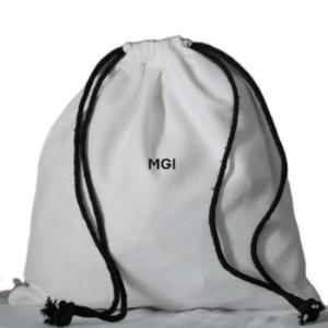 Mochila Unisex Personalizable con Cordón de Lona, Forro de Algodón Orgánico, Elegante Bolsa de Viaje Deportiva, Impermeable, para la Playa - Product Image 6