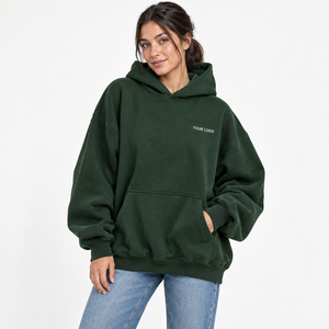 Sweat à capuche décontracté personnalisé pour femme, Hoodie oversize pour femme, Streetwear décontracté, Fabricant en gros de vêtements décontractés pour femme - Product Image 4