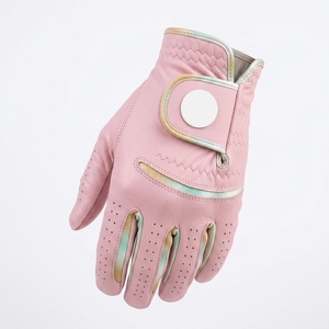 ถุงมือหนังแกะคาเบรตต้าพรีเมียมสำหรับกอล์ฟ มือซ้าย สัมผัสนุ่ม ป้องกันรังสียูวี ปิดด้วยแถบตีนตุ๊กแก ออกแบบได้ตามสั่ง โรงงานผลิตแบบ OEM ODM สำหรับปั่นจักรยานและกิจกรรมกลางแจ้ง - Product Image 4