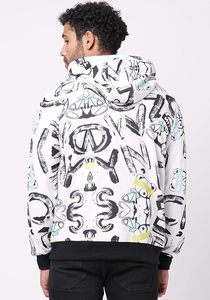 Custom logo full face zip hoodie oversize heavyweight french terry men's hoodie plus size full zip up hoodie - Product Image 4