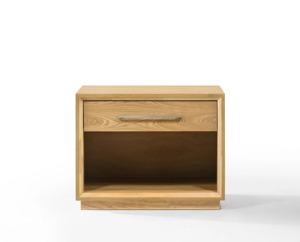 New <b>Bedside</b> Cabinet <b>Table</b> Wooden <b>Teak</b> Nightstand Bedroom Set With Soft Close Drawer For Home Furniture Set - Benji - Product Image 4