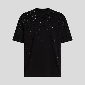 T-shirts en coton sérigraphiés surdimensionnés de haute qualité, dernière collection, vente en gros, streetwear d'été, nouveau style, avec logo personnalisé - Product Image 6