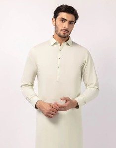 Elegante Shalwar Kameez Tradicional Indio de Algodón de Alta Calidad para Hombre |   Ropa para Fiestas y Eventos de Boda Sin Arrugas - Product Image 4