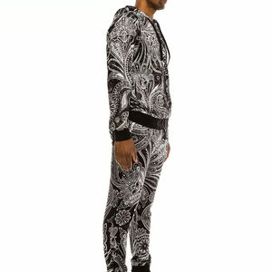 Ensemble de survêtements 2 pièces pour hommes, 350 g/m², prix de gros abordable, personnalisable avec logo, vêtements de sport respirants pour hommes - Product Image 6