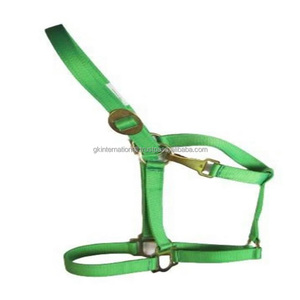 Halters en nylon pour chevaux Muserolle réglable Halters rembourrés avec bouton-pression à la gorge Meilleure qualité Halter en nylon réglable Cheval - Product Image 6