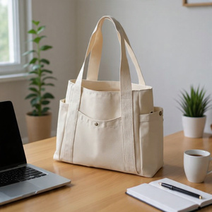 Sac de travail en toile pour bateau, prêt à l'emploi, avec fermeture éclair, poches personnalisées et production sur mesure - Product Image 4