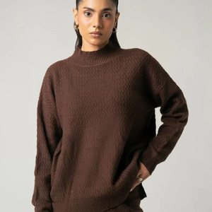 Women's Minimalist Scarf Collar Sleeveless Computer Knitted Regular Length Solid Color Breathable <b>Wool</b> Autumn Wear Poncho - Product Image 1