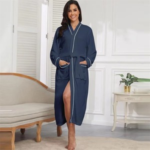 2026 High Quality Custom Logo Men 5 Stars Hotel Bath Robe Luxury <b>Waffle</b> Cotton <b>Bathrobe</b> Wholesale - Product Image 5