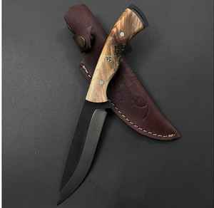 Cuchillo de Caza y Camping Hecho a Mano con Mango de Madera, Cuchillo de Caza de Acero al Carbono, Producto Profesional Palace LLC, Nueva Llegada - Product Image 5