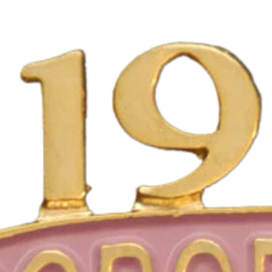   Pin de Solapa Sorority Inc. Rosa y Dorado 1908, Broche Esmaltado, Insignia para Sombrero y Mochila, Accesorio de Joyería, Regalo - Product Image 2