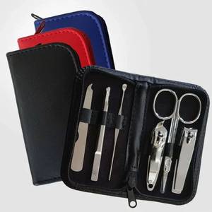 Luxurious Classic Stainless Steel 10 in 1 Professional <b>Nail</b> <b>Kit</b> Clipper Scissor File Single Spring Portable Case for Manicure - Product Image 6