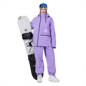 Unisex Tex Waterproof Windproof Breathable Quick Dry Hooded Ski Snowboard Suit Outdoor Winter Jacket <b>Pants</b> Plus Size Zipper <b>Wool</b> - Product Image 1