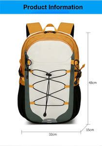 Sac à dos de randonnée léger 30-40L antivol, imperméable, en Oxford, pour la montagne, le camping, les voyages, sac souple, couleurs personnalisées - Product Image 6