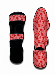 Protège-tibias Muay Thai pour enfants, couleur unie, légers, protection des pieds pour le kickboxing, entraînement d'arts martiaux, protège-tibias de boxe pour le sparring - Product Image 5