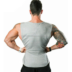 Débardeur sans manches pour homme sur mesure, grande taille, respirant, pour la salle de sport, vêtements de fitness personnalisés - Product Image 6