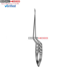 Micro-ciseaux à ressort 245 mm, instrument neurochirurgical de précision pour la dissection délicate, la coupe et les procédures chirurgicales - Product Image 2