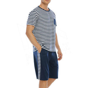 Conjunto Deportivo de Algodón para Hombre, Camiseta y Pantalones Cortos, Traje de Gimnasio de 2 Piezas - Product Image 4