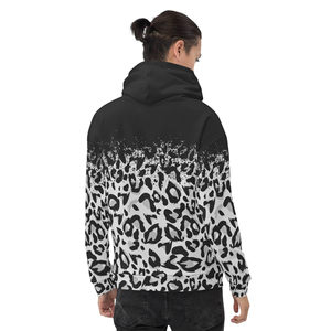 2026 Best Selling <b>Leopard</b> <b>Print</b> Streetwear <b>Hoodie</b> Cotton Fleece Sweatshirt Men Women Pullover With Custom Logo Wholesale - Product Image 4