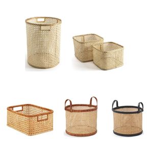 CANE WEBBING SERENITY Customize Size Toy Organizer Home <b>Baskets</b> Bamboo <b>Rattan</b> <b>Basket</b> <b>Storage</b> At Home Laundry With Bathroom - Product Image 1