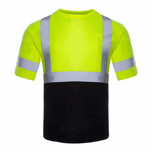 Chemises de travail haute visibilité imperméables en spandex de haute qualité pour hommes, lavables, vente en gros - Product Image 5