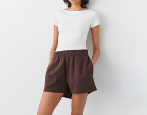 Pantalones Cortos de Felpa Francesa para Mujer, con Cordón Ajustable, Ecológicos, Transpirables, de Poliéster/Algodón, Estilo Urbano, Envío Inmediato - Product Image 6
