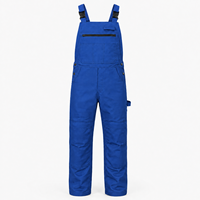 Salopette en sergé de coton personnalisable pour homme, haute visibilité, respirante, coutures robustes, poches utilitaires, genoux renforcés