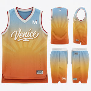 Tenue de basketball tendance sublimée avec logo personnalisé, ensemble maillot et short d'équipe, respirant, séchage rapide, pour l'entraînement sportif - Product Image 6