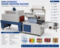 Machine d'emballage sous film rétractable semi-automatique