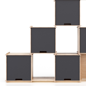 Mensola Modulare in Legno Personalizzabile Made in Italy per Libri, Cucina e Soggiorno - Product Image 3