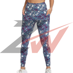 High Waisted Women's <b>Leggings</b> Buttery Soft Tummy <b>Control</b> Yoga Pants Squat Four-Way Stretch Spandex Polyester Contrast Stitch - Product Image 6