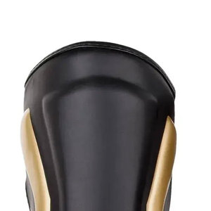 Protège-tibias et protège-pieds Twins de qualité supérieure en cuir véritable pour Muay Thai, personnalisables - Product Image 6