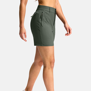 Shorts de golf respirants pour femmes, haute qualité, dernière conception, taille haute boutonnée, pour activités estivales en extérieur - Product Image 3