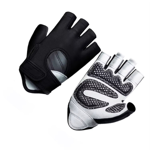 Guantes de Gimnasio de Medio Dedo, Material PU, Correa de Muñeca Ajustable, Diseño Unisex para Levantamiento de Pesas, Guantes Cómodos para la Palma de la Mano - Product Image 6