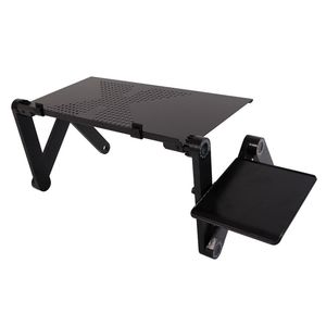 Scrivania per Laptop in Alluminio Regolabile e Pieghevole 48x26cm per Uso Domestico - Product Image 3