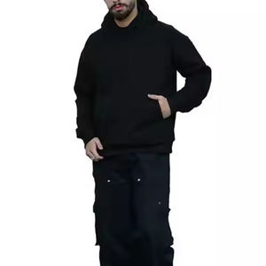 Vêtements d'hiver unisexes surdimensionnés de haute qualité pour hommes et femmes, avec logo personnalisé, technique de broderie, sweat à capuche - Product Image 3