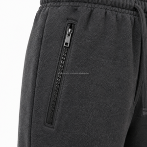 Women's Cotton Blend Fleece Sweatpants Mid Waist Jogger <b>Trousers</b> Casual Sports Pants OEM ODM Private Label Wholesale - Product Image 5