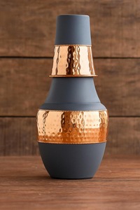 Fabricant direct de bouteilles d'eau en cuivre, bouteille d'eau en cuivre finition brillante, bouteille d'eau en cuivre personnalisée - Product Image 5