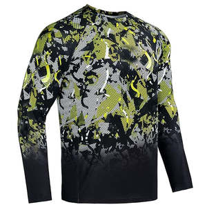 Chemise de pêche pour homme 2026 à manches longues, séchage rapide, anti-UV, avec logo personnalisé et motif imprimé par sublimation intégrale, idéale pour l'été - Product Image 1