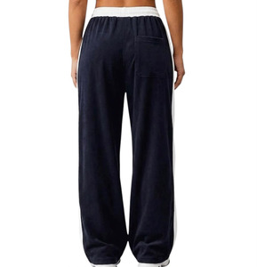 Pantalon de jogging décontracté pour femme, taille haute, éco-responsable, coupe large, avec cordon de serrage, élastique, ample, pour le printemps et l'automne - Product Image 4