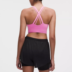 New Arrival Women's High Quality Fitness Yoga <b>Bra</b> Front Zipper Back Adjustable Straps High Support Breathable Spandex/Polyester - Product Image 3