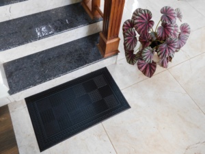 Tapis de porte en caoutchouc côtelé ROYAL GREEKY MAT 45x75cm 100% caoutchouc, tapis de porte d'entrée, tapis de sol, tapis en caoutchouc design - Product Image 2