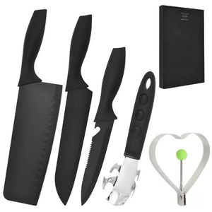 Juego de cuchillos de cocina de alta calidad, más vendido, juego de varias piezas, cuchillo de chef, cuchillo para cortar, cuchillo para rebanar, empaque en caja de regalo, DIY, OEM, ODM - Product Image 2