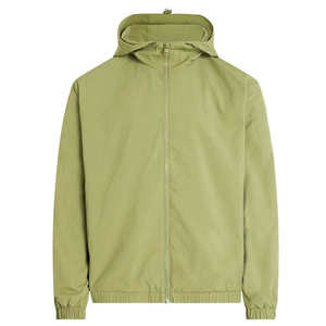 Veste coupe-vent d'hiver pour homme, à capuche, légère, en tissu premium, service OEM personnalisé, logo sur le devant - Product Image 1