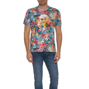 Nouveau produit le plus vendu, T-shirt homme à manches courtes col rond en coton peigné 100% personnalisé avec impression sérigraphique, séchage rapide, idéal pour le sport et la gym - Product Image 3