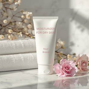 Crème hydratante pour peaux sèches à marque privée, crème hydratante profonde pour le visage avec acide hyaluronique, vitamine E, fabricant de produits de soin OEM ODM - Product Image 5