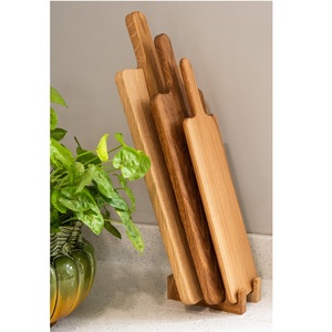 Planche à découper rectangulaire en bois artisanale de qualité export, épaisseur 1,5 cm, résistante à la chaleur, compatible lave-vaisselle, facile à nettoyer, pour la viande - Product Image 5